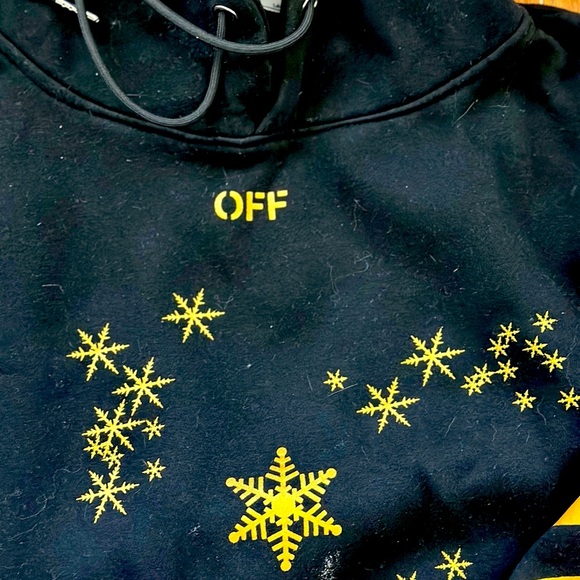 Off-White Black Hoodie NWT M - Picture 5 of 8